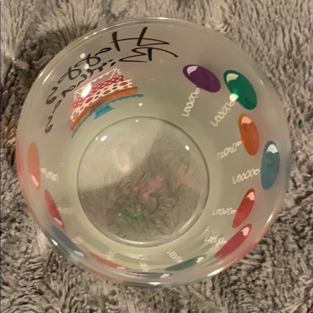 New Happy Birthday Lo Ball Glass - Picture 4 of 4